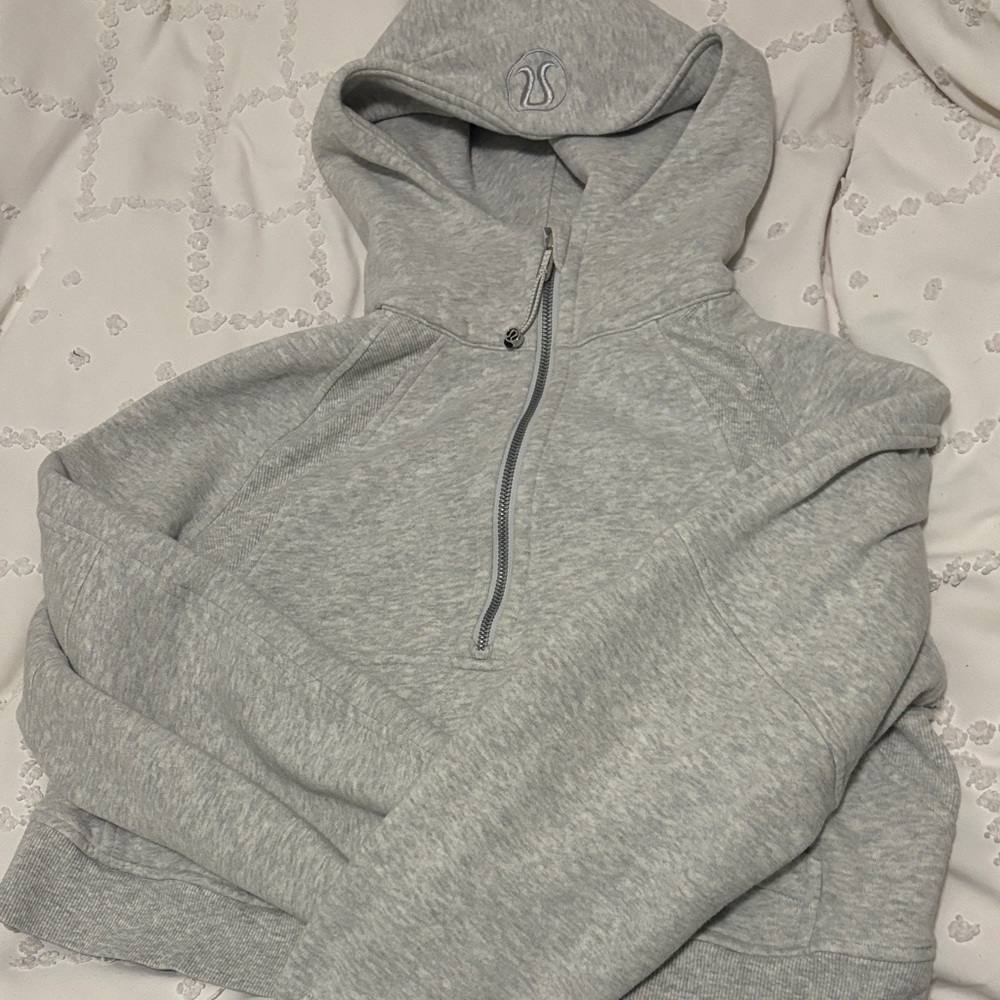 lululemon athletica Men's Zip-Up Gray Sweater